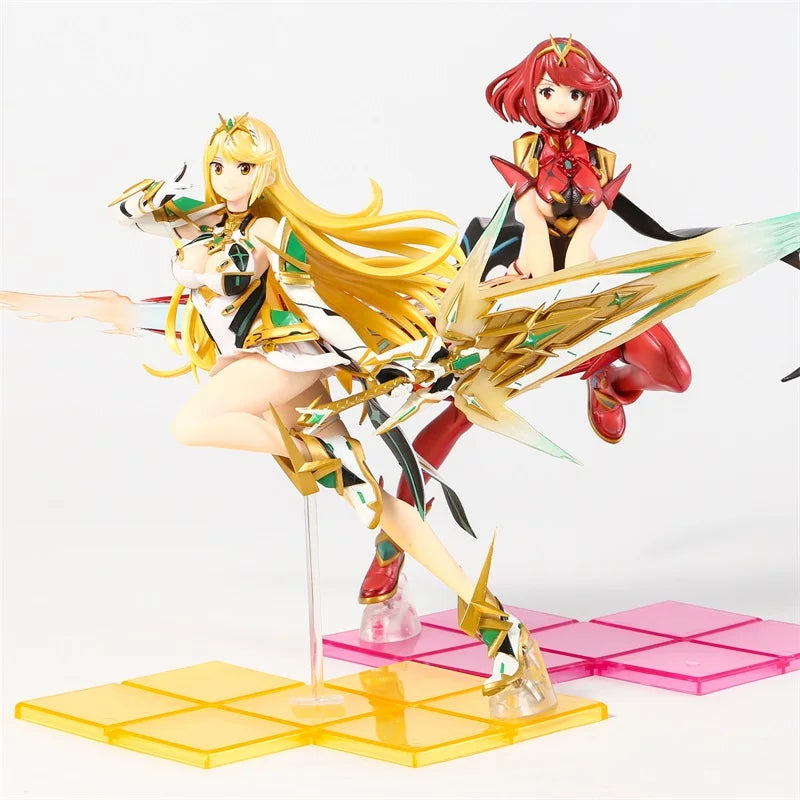 Xenoblade Chronicles 2 Hikari Mythra / Pyra Homura Figurine PVC Collection Model Figure Toy