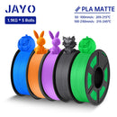 JAYO PLA Matte Filament 1.75MM 3D Printer Filament PLA Series 1.1KG/Roll 5 Rolls/set PETG 3D Printing Material For FDM