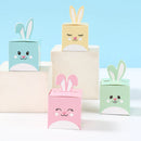 Easter Rabbit Ear Handheld Paper Box Candy Cookie Gift Box Gift Packaging Birthday Party Gift Box Happy Easter Party Supplies