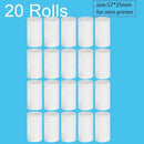 57*25mm Thermal Paper 30 Rolls White Children Camera Instant Print Kids Camera Printing Paper Replacement Accessories Parts