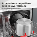 Midea Quick Electric pressure cooker 9-in-1 12 Predefined Programs Instant Stainless Steel Multicooker, Anti-stick Pot, 6L, Black