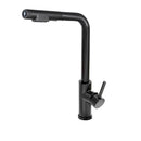 YCRAYS Brushed Nickel Filter Pull Out Kitchen Sink Faucet Drinking Water Pure Tap Gray Deck Mounted 3 Mode Black Hot Cold Mixer