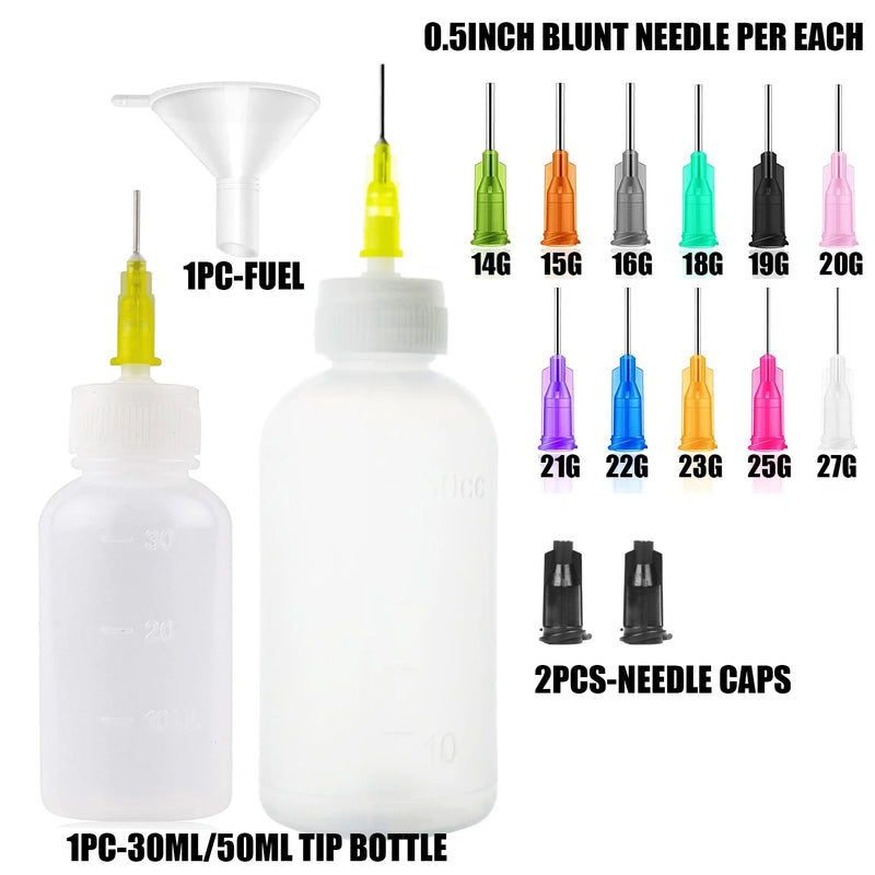 1set tip applicator bottle set science laboratory measuring watering supplement, pets,  students, glue applicator