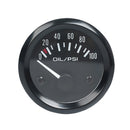 Vehicle Meter 12V Automobile Car Gauge 2" 52mm Water Temp Oil Temp Oil Press Fuel Volts Oil press kg Ammeter Gauge Black Shell
