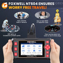 FOXWELL NT604 Elite OBD2 Auto Scanner ABS SRS Engine Transmission Code Reader OBD 2 Live Data Car Diagnostic Tool Free Update