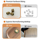 Industrial Coffee Table Set, Stacking Vintage Side End Table, Space Saving, Office Living Room Furniture, 2Pcs