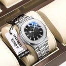 POEDAGAR Top Luxury Brand Man Watch Sports Waterproof Luminous Date Men Wristwatch Square Dial Quartz Men's Watches High Quality