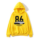 Initial D AE86 HACHIROKU Hoodie JDM Integra DC5 Type R Sweatshirt Fashion Mens Graphic Unisex Pullovers Japanese Streetwear Tops