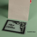 DUOFEN Crafts plastic embossing folder collection 2 paper embossing flower mold Christmas Birthday Easter day wedding