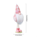 Easter Bunny Ear Gnome Decoration Pink Yellow Green Rabbit Elf Doll Ornaments DIY Spring Birthday Party Supplies Kids Girls Gift