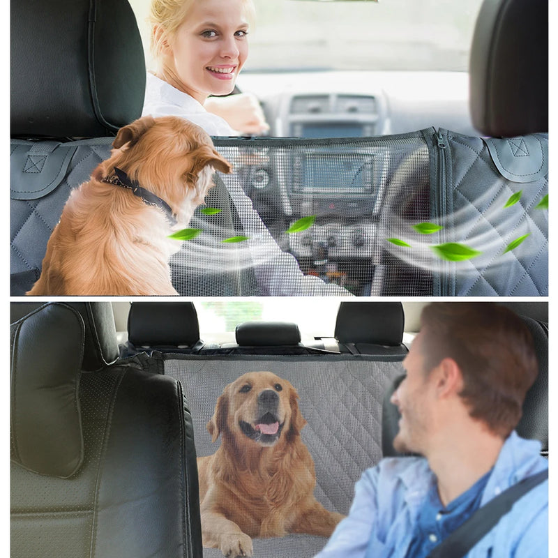 Dog Car Seat Cover Waterproof Pet Travel Dog Carrier Hammock Car Rear Back Seat Protector Mat Safety Carrier for Dogs