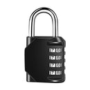 1 Pack 4 Digit Combination Lock, Locker Lock, Padlock Outdoor Indoor, Waterproof Design, for School, Gym Or Sports Locker, Toolb