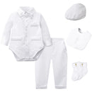 Baby Boy Christening Outfit Infant Baptism Easter Blessing Suit Toddler Wedding Chritmas Xmas Formal Ring Bearer Clothes Set