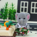 Easter Bunny 1:12 2pcs Furniture Simulation Forest Animal Baby Toy Rabbit Family Dollhouse Character Collection Toys 4.5cm Set