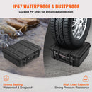 SucceBuy Hard Pistol Cases with Pre-cut PU Foam Lining Waterproof Dustproof Hard Gun Case for 1/2/5/6Pistol Lockable Pistol Case