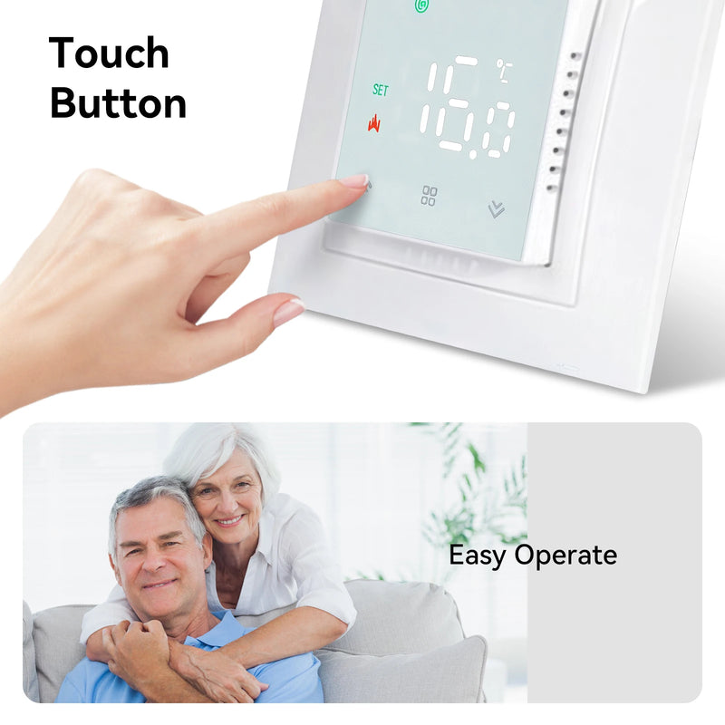 Smart WIFI MK08 Thermostat Remote Temperature Controller 3A 16A for Water/Electric Floor/Gas Boiler 1PC