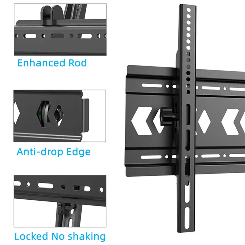 TV Wall Mount, Low Profile for Most 32-65" TV, Tilted Wall Mount Universal TV Brackets Max VESA 400 x 400mm, Weight up to 100lbs