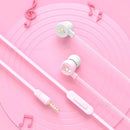 Sanrio in-ear Wired Headphones My Melody Music Sports Earbuds Kuromi Cinnamoroll Kawaii Gaming Earphones Pochacco Girls Gifts