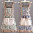 2pcs Canvas Apron for Women Home Kitchen Cooking Breathable Wear Apron Home Accessories