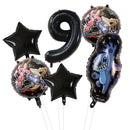 6pcs Disney Lilo & Stitch Party Balloons Stitch 32" Number Balloon set Baby Shower Birthday Party Decorations Kids Toy Gifts