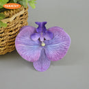 16Color Artificial Latex Phalaenopsis Butterfly Orchid Flowers Head DIY Wedding Christmas Decorative Shooting Props Accessories