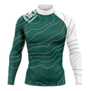 New Summer Men's Rashguard Long Sleeve Surfing Shirts Sunscreen Lycra Fabric Surf Sweatshirt UV Protection RightTrack Swimwear