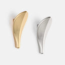 SARIHOSY Wall Hook Towel Hooks Wall storage Coat Rack kitchen Bathroom Accessories Creative Leaf Hook Home Storage Gold Silver