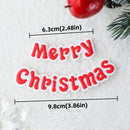 2025 Christmas Cake Decoration Lying Santa Claus Letters Merrychristmas Cake Toppers Christmas Tree Mini Santa Cupcake Toppers