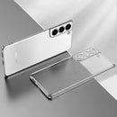 Luxury Plating Case For Samsung Galaxy A34 A54 A14 A24 A13 A23 A33 A53 A52 A32 4G A52S 5G A72 A12 Transparent Cover A 54 34 14