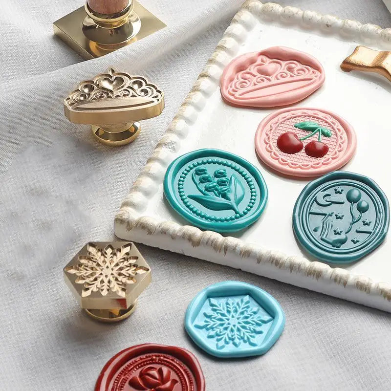 Wax Seal Stamp Head Sealing Wax Scrapbooking Stamp Replace Head Invitations Envelope Packaging Cards DIY Decoration Crafts