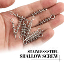 Spinpoler Corkscrew Pike Rig Stinger Fishing Hook For Soft Lure Super Sharp Double Treble Hooks 2 1 1/0 2/0 Wire Line Tackle