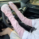 Ice Anti-sunburn Sleeve Summer UV Solar Arm Sleeves Women's Driving Sun Protection Long Sleeve Anti-UV Cycling Sleeves Loose
