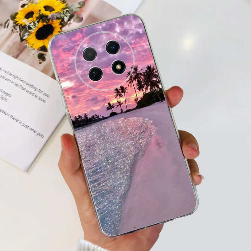 For Cover Huawei Nova Y91 Phone Case STG-LX1 STG-LX2 Silicone Transparent Capa Soft Coque For Huawei Nova Y91 Y 91 NovaY91 Funda