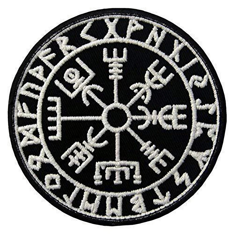 Viking Patch Embroidered Patches on Clothes Runes Badges Patches for Clothing DIY Tactical Patches Punk Clothes Decor Emblem