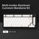 Akko MonsGeek M1 V5 Tri-mode Mechanical Keyboard Barebone Kit VIA 75% 3/5 Pins Customized Hot Swap RGB Rapid Disassemble Gasket