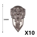 Medieval MOC Weapon Figure Accessories Building Blocks Soldiers Sword Shield Bow Arrow Trident Hammer Axe Spear Brick Kid Toy