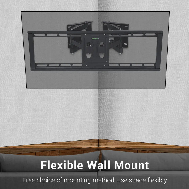 Corner TV Wall Mount Tilt and Swivel TV Bracket Full Motion TV Mount Holders for 32-65 inch LCD LED Plasma Flat Screens