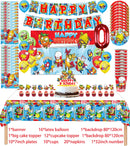 Superzings Birthday Party Supplies Balloon Banner Backdrop Tableware Cake Topper Party Decoration Baby Shower