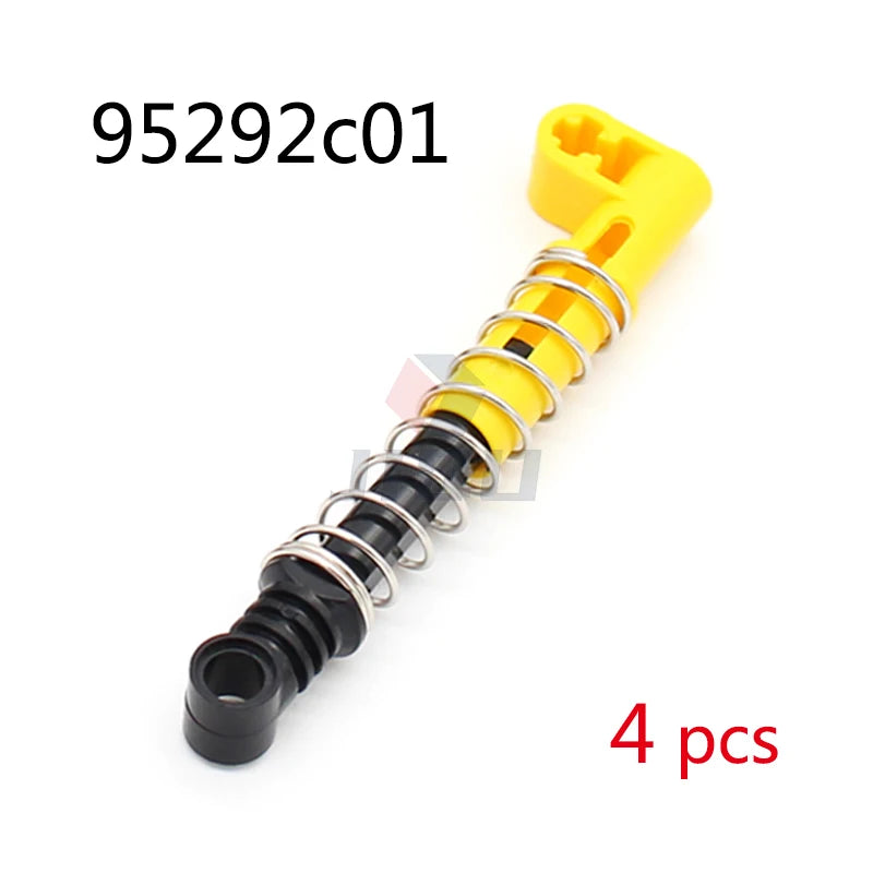 Technical Parts Hard Soft Spring Shock Absorber Building Blocks Compatible 79717  2909c03 95292c01 731c04 731c06 MOC Bricks Toy