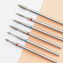 Diamond Nail Drill Bit Set Rotery Milling Cutters Bits for Electric Pedicure Manicure Machine Nail Burr Tools Accessories