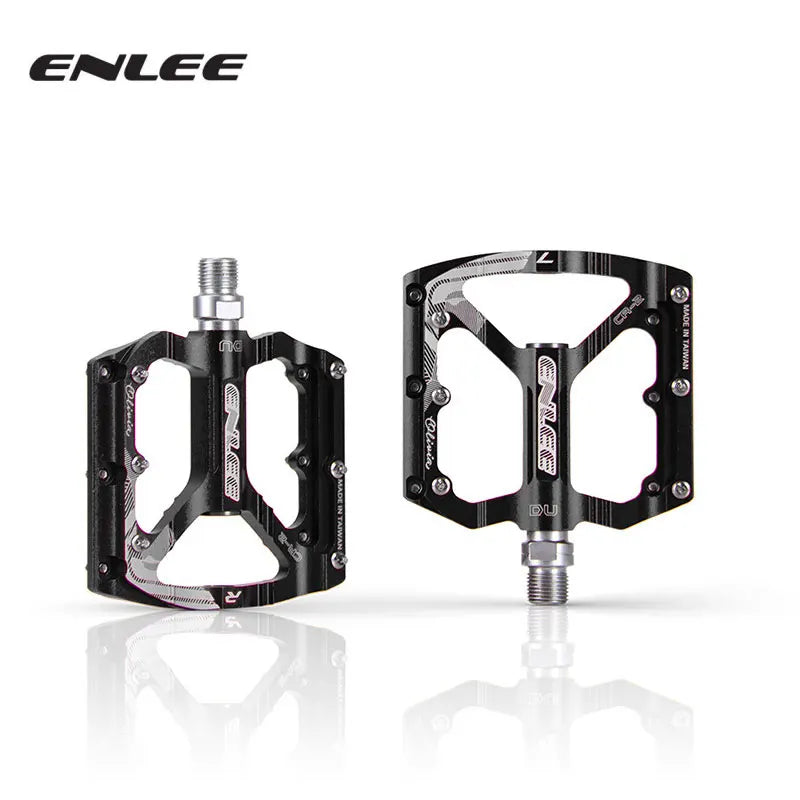 ENLEE Bicycle Pedal One-Piece CNC Aluminum Alloy Ultralight Seal Du Bearing BMX Mtb Bicycle Pedals Accessories