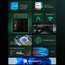 Bmax B6 Plus Mini Pc Intel I3-1000Ng4 Windows 11 Pc 12Gb Ddr4 Ram 512Gb Nvme Ssd Wifi 5 USB 3.0 USB * 3 HDMI * 2 Bluetooth4.2