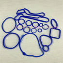 Cooling System Oil Cooler Gasket Seals Blue For Chevrolet Cruze 2009-2013 1.6L 1.8L Sonic Astra Zafira 55354072