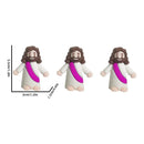 24/50/60pcs Mini Jesus Statue Easter Decoration Jesus Toys Figure Christ Religious Savior Jesus Doll Easter Supplies