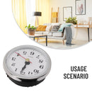 Classic Clock 65MM Quartz Clock Inserts Movement Replacement DIY Gold Silvery Arabic Numbers M2188-65MM Embedded Clocks