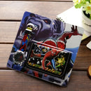 New Disney Children Cartoon Wallet Watch Set Spiderman Mickey Minnie Watches Kids Students Birthday Gifts Quartz Leather Clock