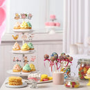 Farm Animal Cupcake Toppers Birthday Cake Decorations Pink Farm Happy Birthday Cake Topper Baby Showers Supplies