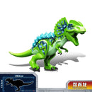 Brutal Raptor Building Jurassic Blocks World 2 MINI Dinosaur Figures Bricks Dino Toys For Children Dinosaurios Christmas