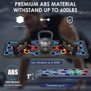 Portable Multifunctional Push-up Board Set With Handles Foldable Fitness Equipment For Chest Abdomen Arms And Back Training