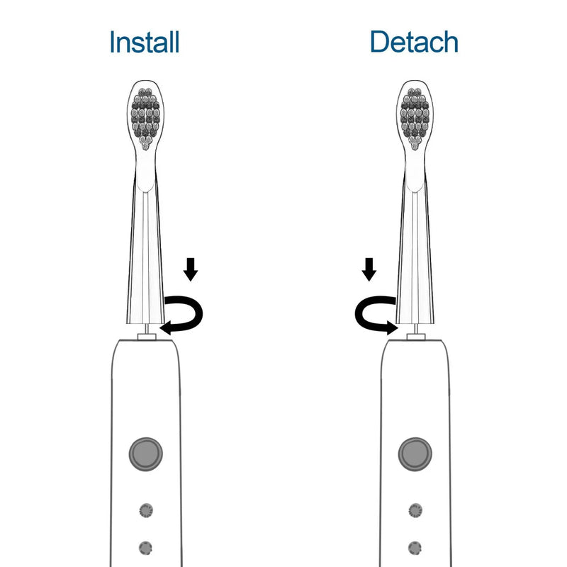 5/10/20 Pcs Replacement Brush Heads For Fairywill FW-507/508/515/551/917/959/2011/D1/D3/D7/D8 Electric Toothbrush Dupont Bristle